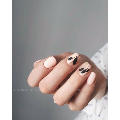 Гель-лак Komilfo Deluxe Series №D190 (пастельный светлый персиковый, эмаль), 8 мл