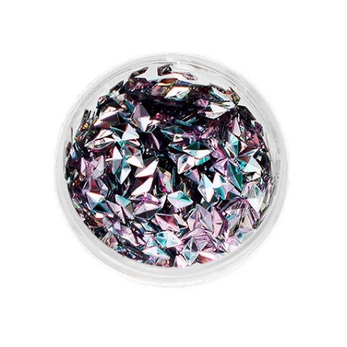 Komilfo 3D Dragon Scale №017, diamond, Crystal AB, (1 g) Komilfo 3D Dragon Scale №017, diamond, Crystal AB, (1 g)