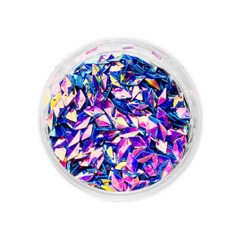 Komilfo 3D Dragon Scale №027, diamond, Diamond AB, (1 g) Komilfo 3D Dragon Scale №027, diamond, Diamond AB, (1 g)