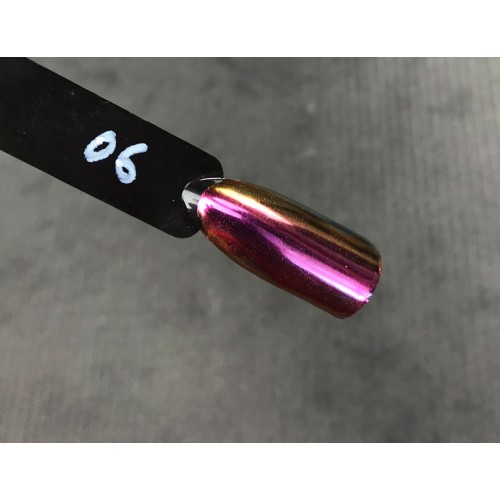 Komilfo rubbing Beetle №006 (pink-burgundy-gold), 0.5 g