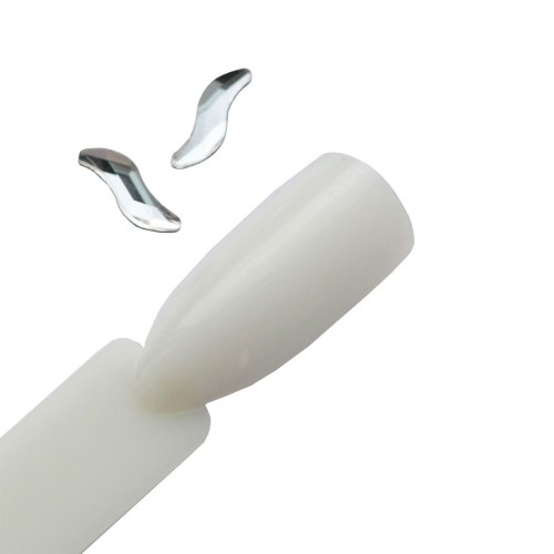 Komilfo Stones S (2×9 mm) Crystal, 2 pieces