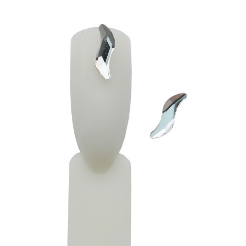 Komilfo Stones S (2×9 mm) Crystal, 2 pieces