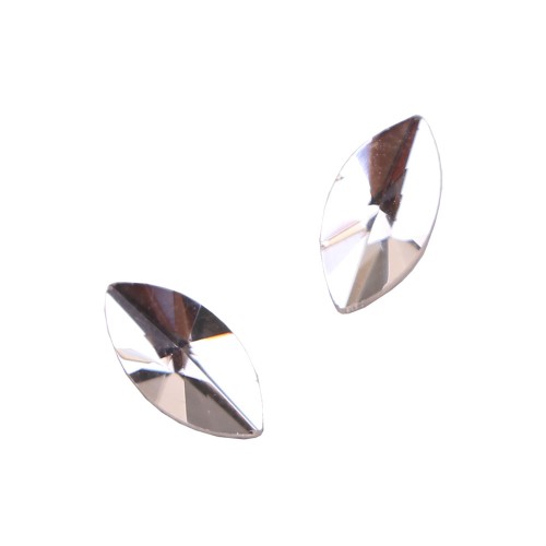 Komilfo Stones Boat full (4×8 mm) Crystal, 2 pieces