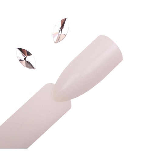 Komilfo Stones Boat full (4×8 mm) Crystal, 2 pieces