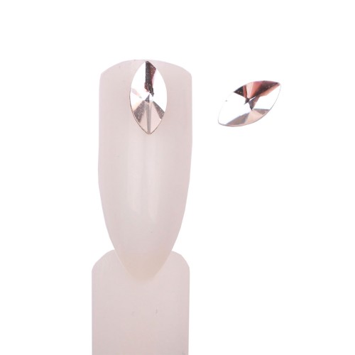 Komilfo Stones Boat full (4×8 mm) Crystal, 2 pieces