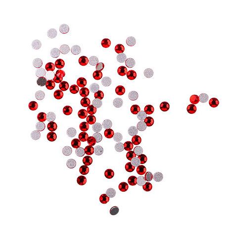 Komilfo rhinestones Siam, size 6 (pack of 100) Komilfo rhinestones Siam, size 6 (pack of 100)