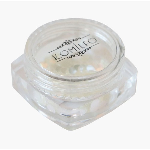 Komilfo disco design №038, transparent, chameleon, 3 mm, (1 g)