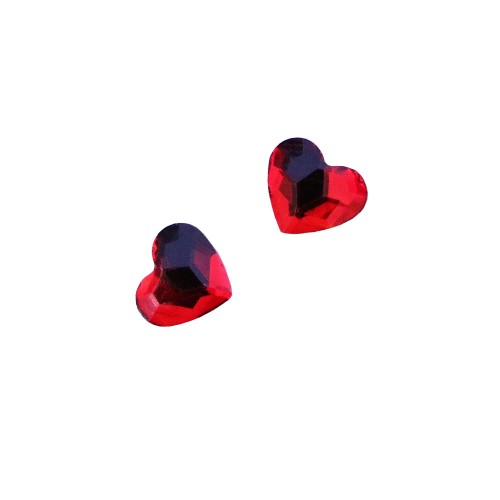 Komilfo Stones Heart (5.5×6 mm) Red (2 pcs)