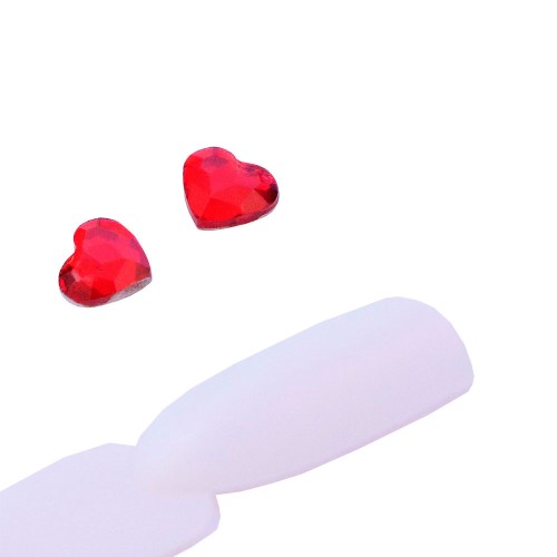 Komilfo Stones Heart (5.5×6 mm) Red (2 pcs)