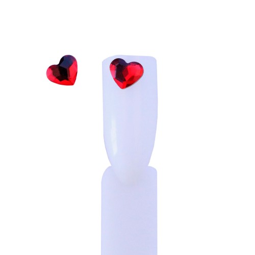 Komilfo Stones Heart (5.5×6 mm) Red (2 pcs)