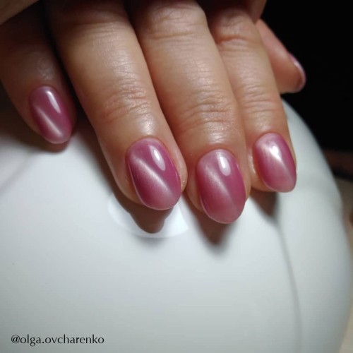 Gel Polish Komilfo Fantasy Cat’s Eye 101 (pearl pink, magnetic), 8 ml