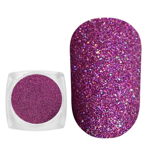 Komilfo spangles 008, size 0.08 mm, (purple hologram), E2.5 g
