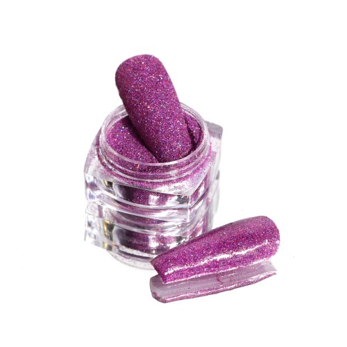 Komilfo spangles 008, size 0.08 mm, (purple hologram), E2.5 g