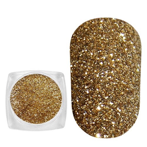 Komilfo spangles 109D, size 0.15 mm, (light gold) E, 2.5 g Komilfo spangles 109D, size 0.15 mm, (light gold) E, 2.5 g