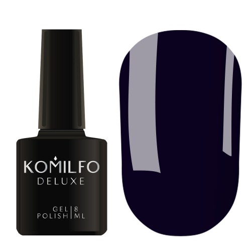 Gel Polish Komilfo Deluxe Series D314 (night blue, enamel), 8 ml