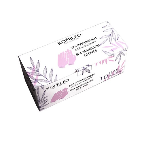 Komilfo SPA gloves for manicure, 10 pairs Komilfo SPA gloves for manicure, 10 pairs
