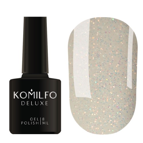 Gel Polish Komilfo Moon Crush 002 (orange-green sparkles, transparent), 8 ml Gel Polish Komilfo Moon Crush 002 (orange-green sparkles, transparent), 8 ml