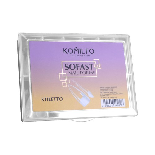 Komilfo SoFast Nail Forms Stiletto, 240 pcs Komilfo SoFast Nail Forms Stiletto, 240 pcs