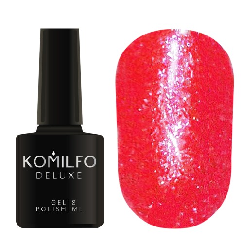 Komilfo Liquid Glam Gel LGG012 (coral), 8 ml Komilfo Liquid Glam Gel LGG012 (coral), 8 ml