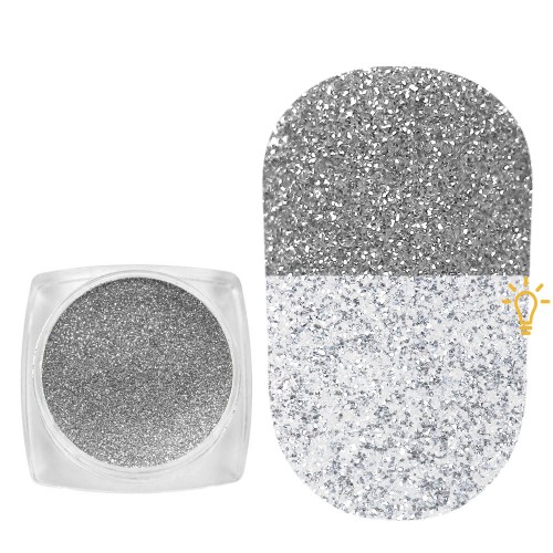 Komilfo glitter “Luminous” 0.1 mm (reflective), 1.5 g Komilfo glitter “Luminous” 0.1 mm (reflective), 1.5 g