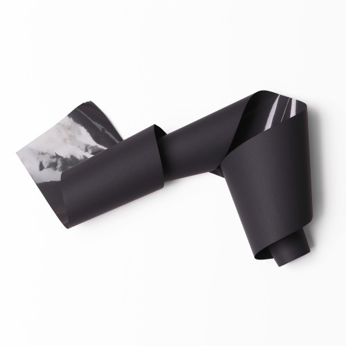 Komilfo foil for craquelure, dark gray, matt