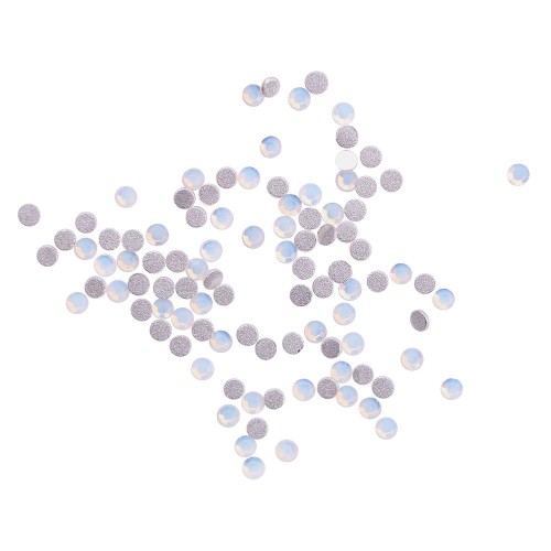 Komilfo rhinestones (pack of 100), White Opal, size 3 Komilfo rhinestones (pack of 100), White Opal, size 3