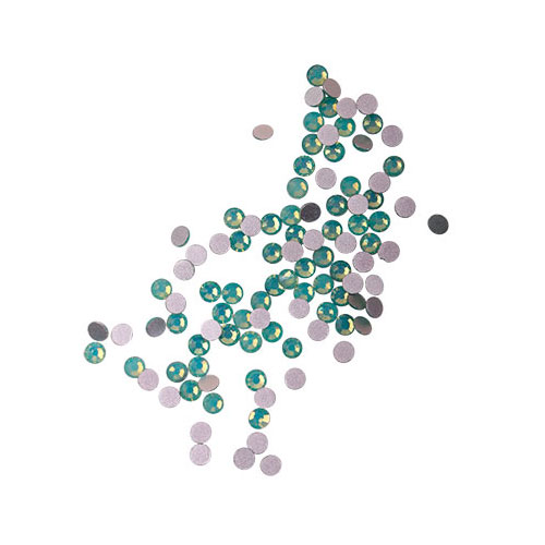 Komilfo Rhinestones Green Opal, size 10 (pack of 100) Komilfo Rhinestones Green Opal, size 10 (pack of 100)