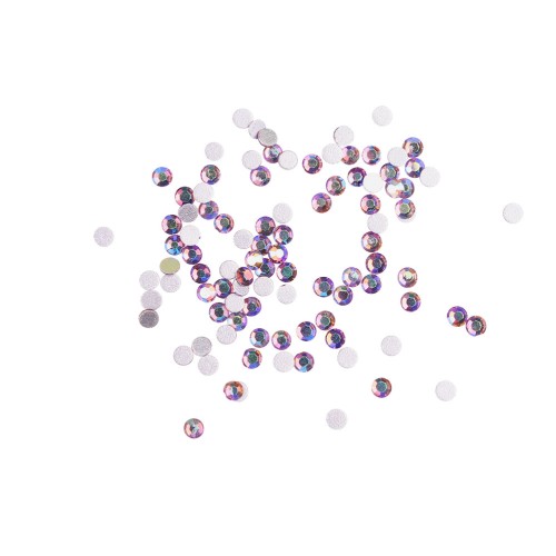 Komilfo strasses (pack of 100), Lt.amethyst AB, size 5 Komilfo strasses (pack of 100), Lt.amethyst AB, size 5