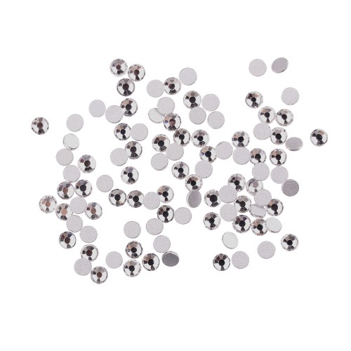 Komilfo rhinestones, Crystal, size 10 (100 pcs per pack) Komilfo rhinestones, Crystal, size 10 (100 pcs per pack)
