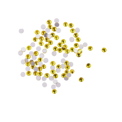 Komilfo rhinestones (100 pcs. Per pack), Citrine, size 5 Komilfo rhinestones (100 pcs. Per pack), Citrine, size 5