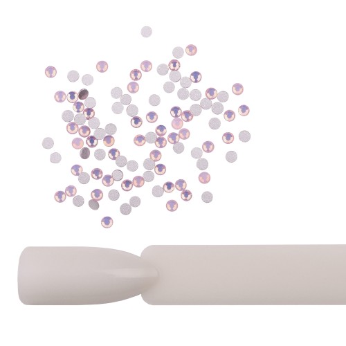 Komilfo Rhinestones Pink Opal, size 6 (pack of 100)