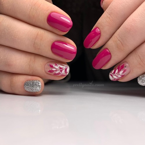 Гель-лак Komilfo Deluxe Series №D091 (пурпурно-розовый, эмаль), 8 мл