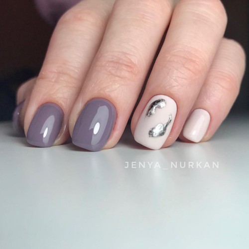 Гель-лак Komilfo Deluxe Series №D111 (светлый серо-фиолетовый, эмаль), 8 мл