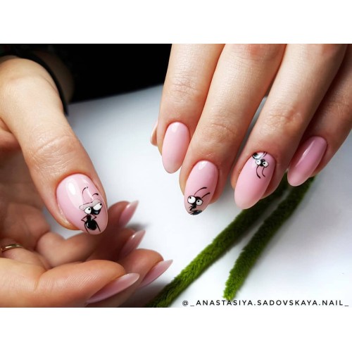 Гель-лак Komilfo Deluxe Series №D201 (светло-розовый с шиммером для френча), 8 мл