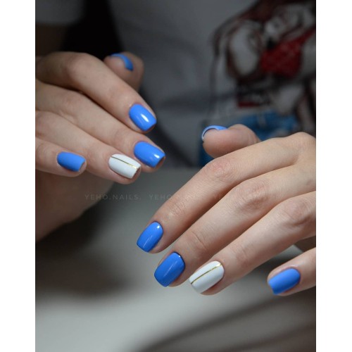 Гель-лак Komilfo Deluxe Series №D255 (насыщенный лазурный, эмаль), 8 мл