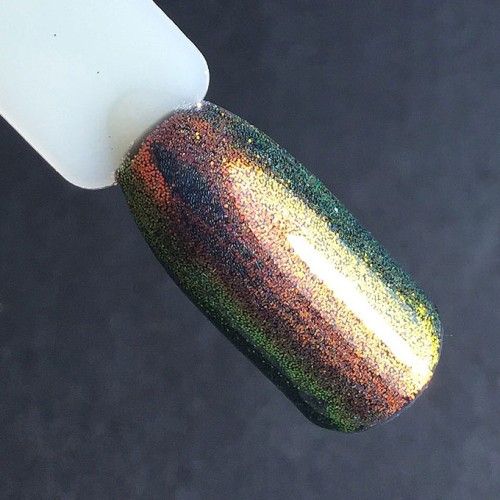 Komilfo spangles 029 size 0.1 mm, (overflow color red-green), 2.5 g