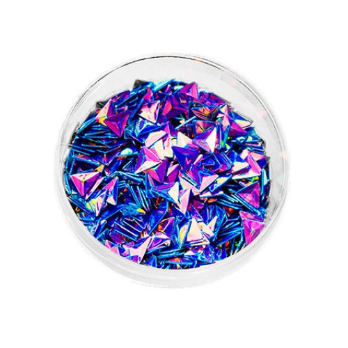 Komilfo 3D Dragon Scale №028, Triangle, Diamond AB, (1 g) Komilfo 3D Dragon Scale №028, Triangle, Diamond AB, (1 g)