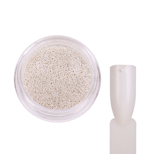 Komilfo bouillons (metal) silver, 0.4 mm, 6 grams