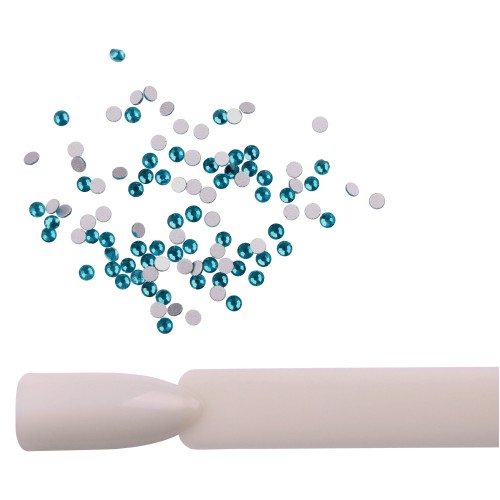 Komilfo rhinestones Blue zircon, size 6 (pack of 100)