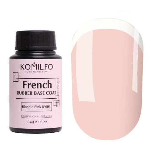 Komilfo French Rubber Base 003 Blondie Pink 30 ml Komilfo French Rubber Base 003 Blondie Pink 30 ml