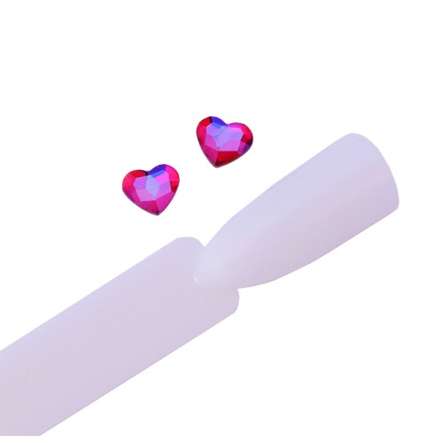 Komilfo Stones Heart (5.5×6 mm) Red AB (2 pcs)