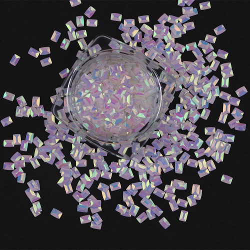 Komilfo 3D Dragon Scale №059, rectangle, unicorn 4, 1 g