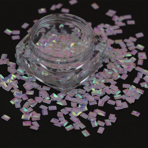 Komilfo 3D Dragon Scale №059, rectangle, unicorn 4, 1 g