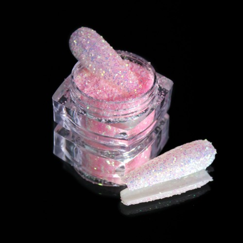 Komilfo photochromic spangles 006, size 0.4 mm, (pink/violet photochrome) 2.5 g