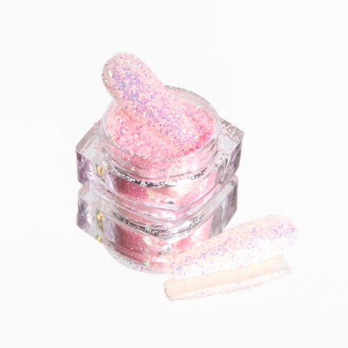 Komilfo photochromic spangles 006, size 0.4 mm, (pink/violet photochrome) 2.5 g