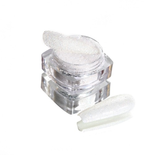 Komilfo spangles 023E, size 0.3 mm, (white multi-colored) E2.5 g