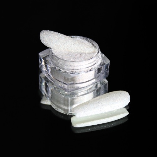 Komilfo spangles 023E, size 0.3 mm, (white multi-colored) E2.5 g