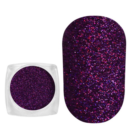 Komilfo spangles 009, size 0.1 mm, (purple hologram) E2.5 g Komilfo spangles 009, size 0.1 mm, (purple hologram) E2.5 g
