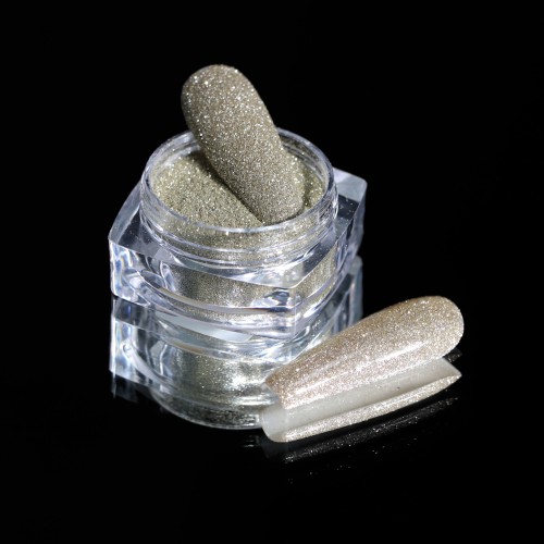 Komilfo spangles 105, size 0.08 mm, (white gold) E, 2.5 g