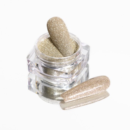 Komilfo spangles 105, size 0.08 mm, (white gold) E, 2.5 g